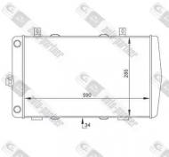 691901 AP - CHŁODNICA WODY 1.6 SKODA FELICIA /VIKA/ 