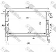 318901 AP - CHŁODNICA WODY    525X322X34 1.4I-1.6I 