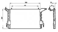 35260 NRF - CHŁODNICA KLIMATYZACJI CITROEN BERLINGO 96-