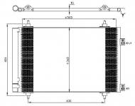 35610 NRF - CHŁODNICA KLIMATYZACJI (Z OSUSZACZEM) CITROEN BERLINGO 08-