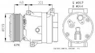 32102 NRF - KOMPRESOR KLIMATYZACJI NISSAN PRIMASTAR 01-