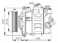 32146 NRF - KOMPRESOR KLIMATYZACJI AUDI A1 10- 