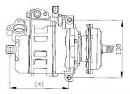 32148 NRF - KOMPRESOR KLIMATYZACJI VW MULTIVAN 03- 