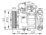 32225 NRF - KOMPRESOR KLIMATYZACJI AUDI A2 00- 