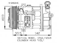 32269 NRF - KOMPRESOR KLIMATYZACJI OPEL VAUXHALL SIGNUM 03-