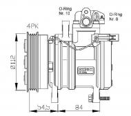 32439 NRF - KOMPRESOR KLIMATYZACJI 