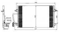 35226 NRF - CHŁODNICA KLIMATYZACJI AUDI A8 94- 