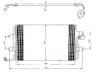 35300 NRF - CHŁODNICA KLIMATYZACJI VW NEW BEETLE 98-