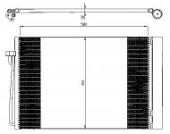 35537 NRF - CHŁODNICA KLIMATYZACJI (Z OSUSZACZEM) BMW 520I 03-