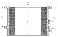 35590 NRF - CHŁODNICA KLIMATYZACJI ALFA ROMEO 147 01-