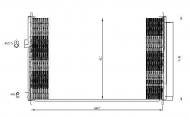 35641 NRF - CHŁODNICA KLIMATYZACJI (Z OSUSZACZEM) TOYOTA RAV 4 05-