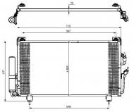 35755 NRF - CHŁODNICA KLIMATYZACJI (Z OSUSZACZEM) MITSUBISHI OUTLANDER 0