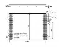35775 NRF - CHŁODNICA KLIMATYZACJI (Z OSUSZACZEM) CHEVROLET (GM) CAPTIVA
