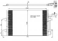 35842 NRF - CHŁODNICA KLIMATYZACJI VOLVO C30 06- 