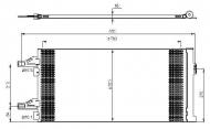 35895 NRF - CHŁODNICA KLIMATYZACJI (Z OSUSZACZEM) CITROEN JUMPER 06-