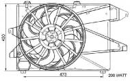 47002 NRF - WENTYLATOR SILNIKA FORD MONDEO 93- 