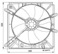 47016 NRF - WENTYLATOR SILNIKA TOYOTA CELICA 93- 