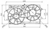 47033 NRF - WENTYLATOR SILNIKA FORD FOCUS 98- 