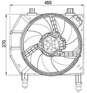 47077 NRF - WENTYLATOR SILNIKA FORD FIESTA 95- 