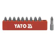 YT-0472 YATO - GROTY DO WKRĘTARKI 10SZT. PZ3X25 S2 
