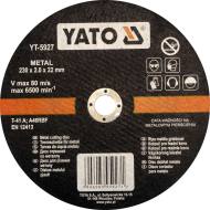 YT-5927 YATO - TARCZA DO CIĘCIA METALU 230X2.0X22 