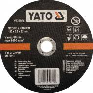 YT-5934 YATO - TARCZA DO CIĘCIA KAMIENIA 180X3.2X22 