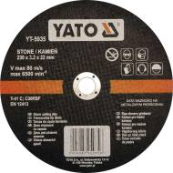 YT-5935 YATO - TARCZA DO CIĘCIA KAMIENIA 230X3.2X22 