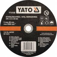 YT-6108 YATO - TARCZA DO CIĘC.MET I STALI NIER 230X3.2 