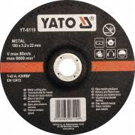 YT-6119 YATO - TARCZA WYP. DO CIĘCIA METALU 180X3.2 