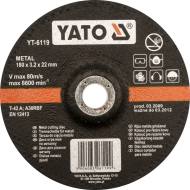 YT-6120 YATO - TARCZA WYP. DO CIĘCIA METALU 230X3.2 