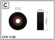 11-96 CAFFARO - ROLKA NAPINACZA 70X17X28 PLASTIK-GŁADKA, ŁOŻYSKO NACHI JAPAN