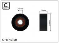 13-00 CAFFARO - ROLKA NAPINACZA 65X17X29 PLASTIK-GŁADKA, ŁOŻYSKO NACHI JAPAN