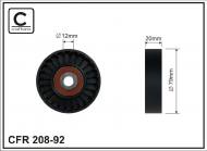 208-92 CAFFARO - ROLKA NAPINACZA 79X12X20 PLASTIK, ŁOŻYSKO NACHI JAPAN