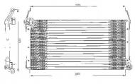 35259 NRF - CHŁODNICA KLIMATYZACJI FIAT BRAVA 95- 