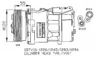 32255 NRF - KOMPRESOR KLIMATYZACJI FORD GALAXY 95- 