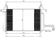 35495 NRF - CHŁODNICA KLIMATYZACJI (Z OSUSZACZEM) FIAT STILO 01-