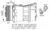 32064 NRF - KOMPRESOR KLIMATYZACJI AUDI A3 96- 