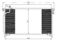 35374 NRF - CHŁODNICA KLIMATYZACJI FORD MAVERICK 93-