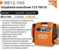 BB12-760 BAHCO - URZĄDZENIE ROZRUCHOWE - BOOSTER 12V 760 CA