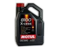 5W-40 5L X-CESS MOTUL - OLEJ SILNIKOWY 5W-40 5L 8100 X-CESS MOTUL A3/B3-API SN/CF, 5