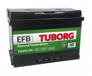 TUBORG EFB 70AH - AKUM. Tuborg EFB 70Ah 740A TSE570-074 START-STOP