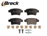 245400070400 BRECK - KLOCKI HAMULCOWE TYLNE CITROEN C4 Grand Picasso (UA_),C4 Pic