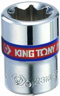 231012S KING TONY - NASADKA  1/4''   CALOWA  3/8" x 24mm,  8-kąt. CHROM