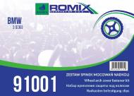 91001 ROMIX - ZESTAW MOC. NADKOLI BMW 3'E36 !!WebTerminal - Sprzedaż tylko w opakowaniach!!