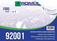 92001 ROMIX - ZESTAW MOC. OSŁON ZDERZ. FORD FOCUS 10- !!WebTerminal - Sprzedaż tylko w opakowaniach!!