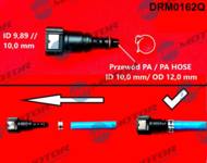 DRM0162Q DRMOTOR - Szybkozłączka prosta na kominek 9,89/10 mm z o-ringiem Do wę