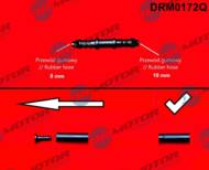 DRM0172Q DRMOTOR - Szybkozłączka/redukcja prosta do węży .8 /.10 Do węży gumowy