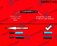 DRM0174Q DRMOTOR - Szybkozłączka/redukcja prosta do węży .8 /.10 Do połączenia
