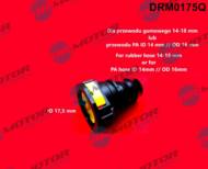 DRM0175Q DRMOTOR - Szybkozłączka prosta na kominek 17,5mm D o węża PA poliamido