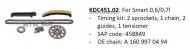 KDC451.02 SNR - ŁAŃCUCH ROZRZĄDU ZESTAW SMART 0.6 - 0.7 